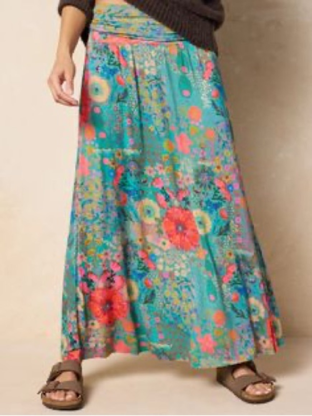 Natural Life Boho Maxi Skirt / Strapless Dress, Small